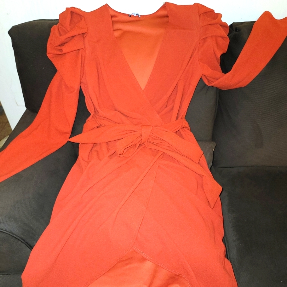 Fashion Nova Vix Wrap Dress 3x(runs small)